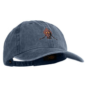 Flatwoods Monster Embroidered Unstructured Pigment Dyed Cotton Cap - Navy OSFM