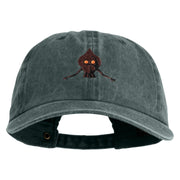 Flatwoods Monster Embroidered Unstructured Pigment Dyed Cotton Cap - Dark Green OSFM