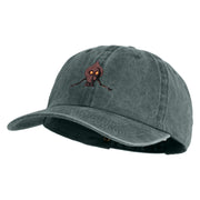 Flatwoods Monster Embroidered Unstructured Pigment Dyed Cotton Cap - Dark Green OSFM
