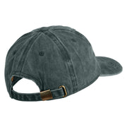 Flatwoods Monster Embroidered Unstructured Pigment Dyed Cotton Cap - Dark Green OSFM