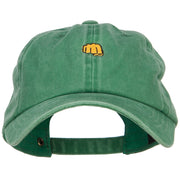 Mini Fist Pound Embroidered Unstructured Dyed Cap