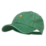 Mini Fist Pound Embroidered Unstructured Dyed Cap