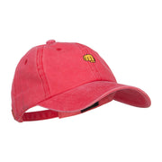 Mini Fist Pound Embroidered Unstructured Dyed Cap