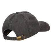 Mini Fist Pound Embroidered Unstructured Dyed Cap