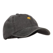 Mini Fist Pound Embroidered Unstructured Dyed Cap