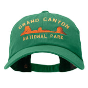 Grand Canyon Embroidered Unstructured Pigment Dyed Cotton Cap