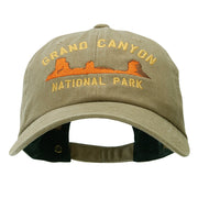 Grand Canyon Embroidered Unstructured Pigment Dyed Cotton Cap