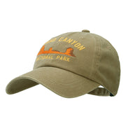 Grand Canyon Embroidered Unstructured Pigment Dyed Cotton Cap