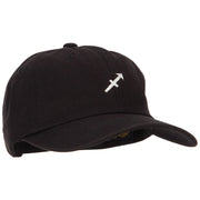 Sagittarius Zodiac Sign Embroidered Unstructured Cap