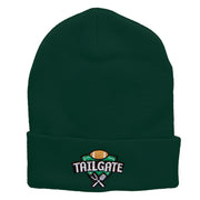 Tailgate Embroidered 12 inch Long Knitted Beanie