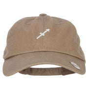 Sagittarius Zodiac Sign Embroidered Unstructured Cap