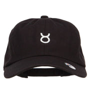 Taurus Zodiac Sign Embroidered Unstructured Cap