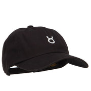 Taurus Zodiac Sign Embroidered Unstructured Cap