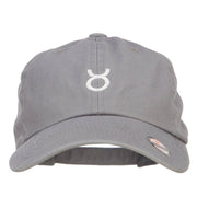 Taurus Zodiac Sign Embroidered Unstructured Cap