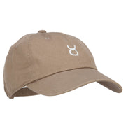 Taurus Zodiac Sign Embroidered Unstructured Cap