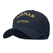 Airman Retired Embroidered Solid Cotton Twill Low Profile Strap Cap