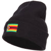 Zimbabwe Flag Embroidered Long Beanie