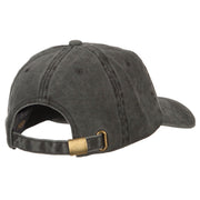 Wizard Brown Hat Embroidered Unstructured Cotton Cap