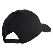 Mimic Chest Embroidered 6 Panel Low Profile Cap - Black OSFM
