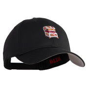 Mimic Chest Embroidered 6 Panel Low Profile Cap - Black OSFM