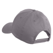 Mimic Chest Embroidered 6 Panel Low Profile Cap - Grey OSFM