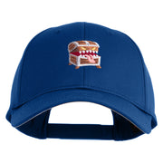 Mimic Chest Embroidered 6 Panel Low Profile Cap - Royal OSFM