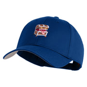 Mimic Chest Embroidered 6 Panel Low Profile Cap - Royal OSFM