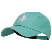 Seashell Embroidered Unconstructed Cap