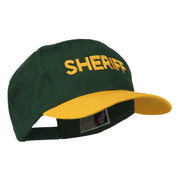 Sheriff Embroidered Cotton Twill Cap