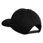 Dagger Blade Embroidered 6 Panel Low Profile Cap - Black OSFM