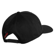 Dagger Blade Embroidered 6 Panel Low Profile Cap - Black OSFM