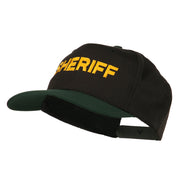 Sheriff Embroidered Cotton Twill Cap