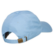 Seashell Embroidered Unconstructed Cap