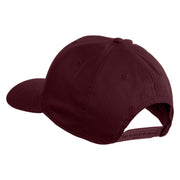 Dagger Blade Embroidered 6 Panel Low Profile Cap - Maroon OSFM