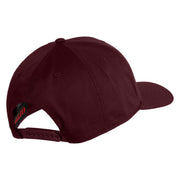 Dagger Blade Embroidered 6 Panel Low Profile Cap - Maroon OSFM