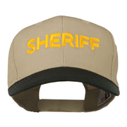 Sheriff Embroidered Cotton Twill Cap