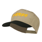 Sheriff Embroidered Cotton Twill Cap