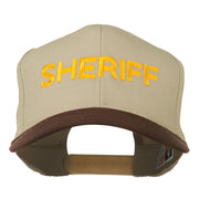 Sheriff Embroidered Cotton Twill Cap