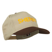 Sheriff Embroidered Cotton Twill Cap