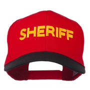 Sheriff Embroidered Cotton Twill Cap