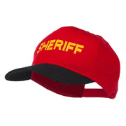 Sheriff Embroidered Cotton Twill Cap