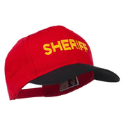 Sheriff Embroidered Cotton Twill Cap