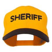 Sheriff Embroidered Cotton Twill Cap