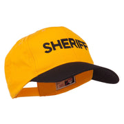 Sheriff Embroidered Cotton Twill Cap